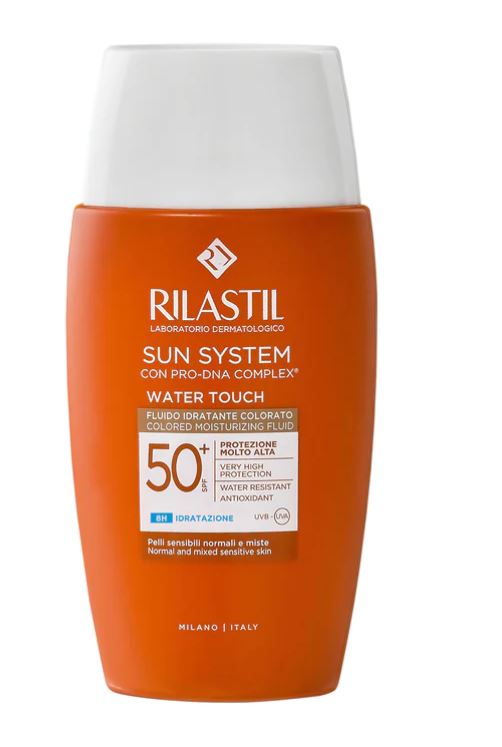 RILASTIL SUN SYSTEM WATER TOUCH COLOR FLUIDO SPF50+ 50 ML - FarmaLucia