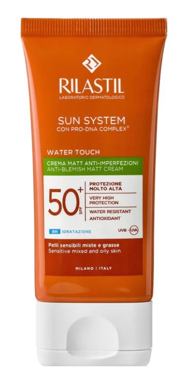 RILASTIL SUN SYSTEM WATER TOUCH MAT CREMA SPF50+ 50 ML - FarmaLucia