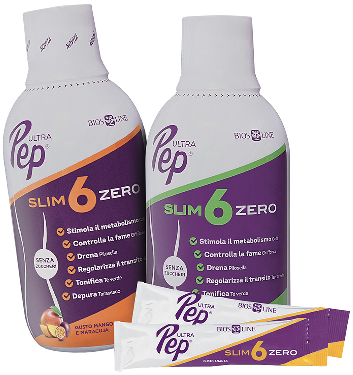 ULTRA PEP SLIM 6 ZERO ANANAS 500 ML BIOSLINE - FarmaLucia