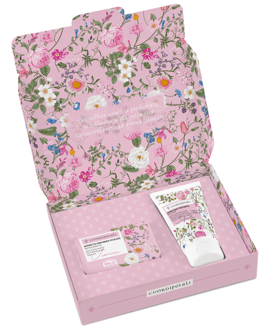 CUOR DI PETALI SET CREMA MANI 50 ML + SAPONETTA 100 G - FarmaLucia