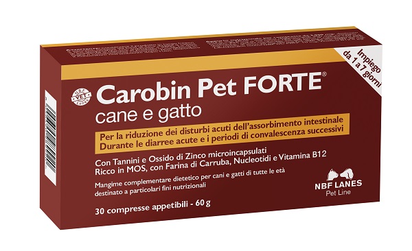 CAROBIN PET FORTE 30 COMPRESSE - FarmaLucia