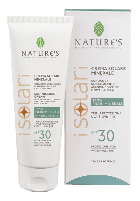NATURE'S I SOLARI CREMA VISO CORPO MINERALE SPF30 100 ML - FarmaLucia