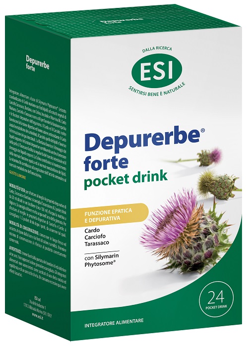 ESI DEPURERBE FORTE POCKET DRINK 24 PEZZI 20 ML - FarmaLucia