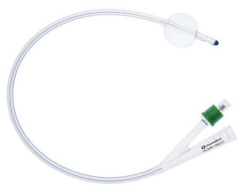 CATETERE FOLEY IN SILICONE 2 VIE DIAMETRO CH 16 PUNTA NELATON CON PALLONCINO 10 ML 1 PEZZO - FarmaLucia