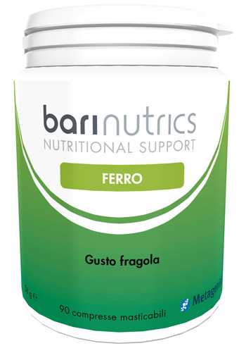 BARINUTRICS FERRO FRAGOLA ITA 90 COMPRESSE - FarmaLucia