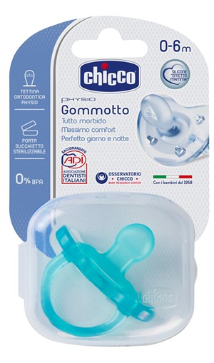 CHICCO GOMMOTTO IN SILICONE BOY 0-6 MESI 1 PEZZO - FarmaLucia