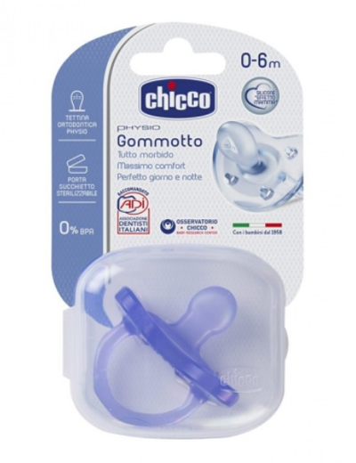 CHICCO GOMMOTTO IN SILICONE COLOR 0-6 MESI 1 PEZZO - FarmaLucia
