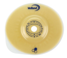 PLACCA PER UROSTOMIA CONVESSA RITAGLIABILE AURUM2 URO DIAMETRO 13-25 MM FLANGIA 45 MM 5 PEZZI - FarmaLucia