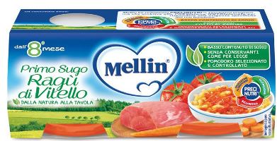 MELLIN PRIMOSUGO RAGU' DI VITELLO 2 VASETTI DA 80 G - FarmaLucia