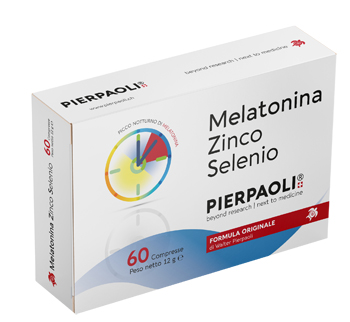 MELATONINA ZINCO SELENIO PIERPAOLI 60 COMPRESSE - FarmaLucia