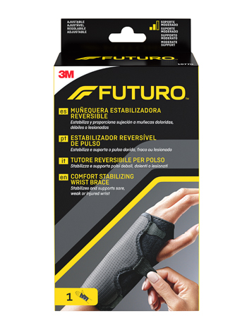 TUTORE PER POLSO REVERSIBILE FUTURO NERO 1 PEZZO - FarmaLucia