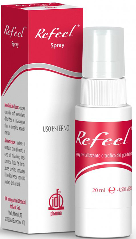 REFEEL SPRAY RIVITALIZZANTE E TROFICO DEI GENITALI ESTERNI FEMMINILI 20 ML - FarmaLucia