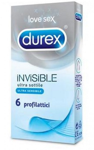 DUREX INVISIBLE PROFILATTICO 6 PEZZI - FarmaLucia