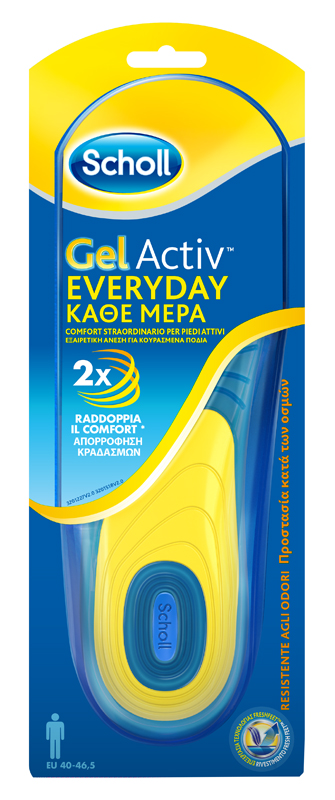 SCHOLL GEL ACTIV EVERYDAY UOMO - FarmaLucia