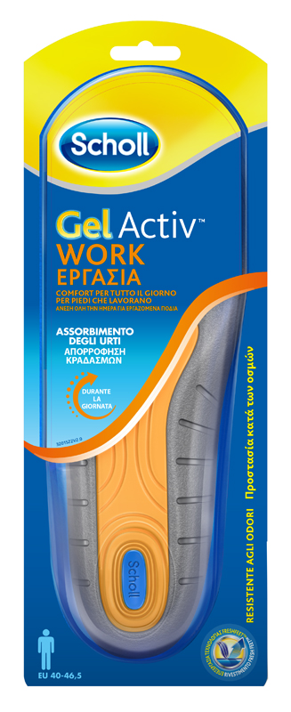 SCHOLL GEL ACTIV WORK UOMO - FarmaLucia