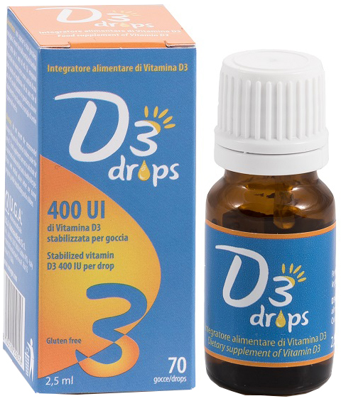 D3 DROPS 400 UI FLACONCINO 2,5 ML - FarmaLucia