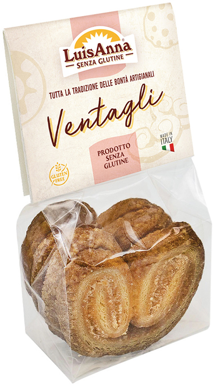 BISCOTTI SFOGLIA VENTAGLI 130 G - FarmaLucia