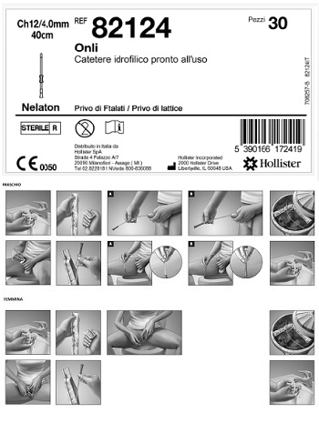 CATETERE IDROFILICO ONLI PRONTO ALL'USO 40 CM CH 12 30 PEZZI - FarmaLucia