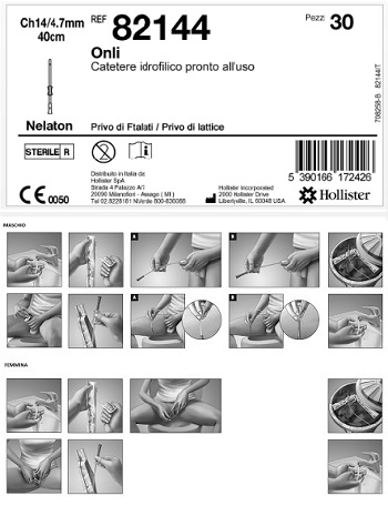 CATETERE IDROFILICO ONLI PRONTO ALL'USO 40 CM CH 14 30 PEZZI - FarmaLucia