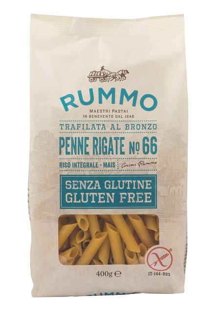 RUMMO PENNE RIGATE N66 DI RISO INTEGRALE E MAIS 400 G - FarmaLucia