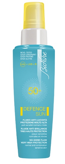 DEFENCE SUN 50+ FLUDIO ANTI LUCIDITA' PROTEZIONE MOLTO ALTA 50 ML - FarmaLucia