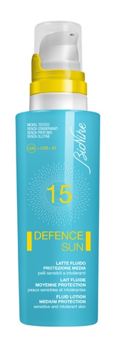 DEFENCE SUN 15 LATTE FLUIDO PROTEZIONE MEDIA 125 ML - FarmaLucia
