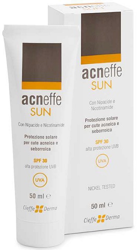 ACNEFFE SUN SPF 30 ALTA PROTEZIONE UVB PER CUTE ACNEICA E SEBORROICA 50 ML - FarmaLucia