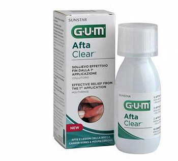 GUM AFTACLEAR RINSE 120 ML COLLUTORIO - FarmaLucia