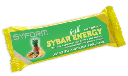 SYBAR ENERGY FRUIT BARRETTA TROPICAL 40 G - FarmaLucia