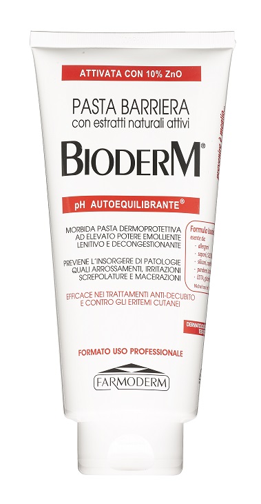 BIODERM PASTA BARRIERA TRASPIRANTE PH AUTOEQUILIBRANTE CON 10% ZINCO 300 ML - FarmaLucia