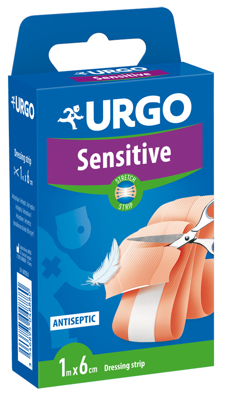 CEROTTO DA TAGLIARE URGO SENSITIVE STRETCH MT 1 X 6 CM - FarmaLucia