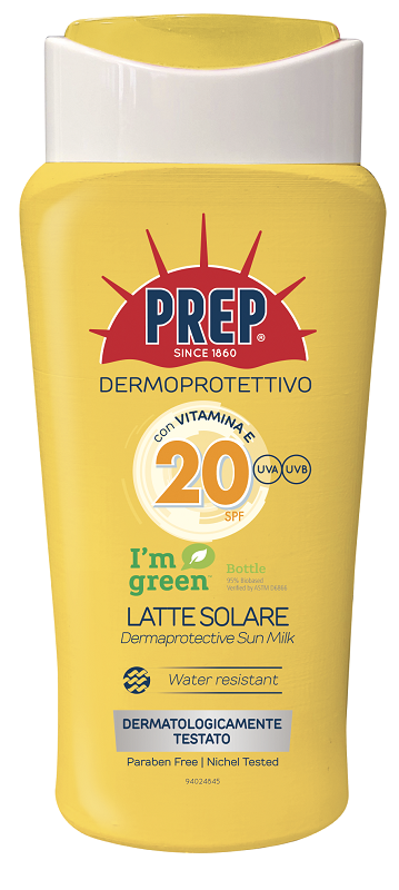 PREP DERMOPROTETTIVO LATTE SOLARE SPF20 200 ML - FarmaLucia