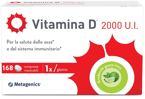 VITAMINA D 2000 UI 168 COMPRESSE MASTICABILI - FarmaLucia