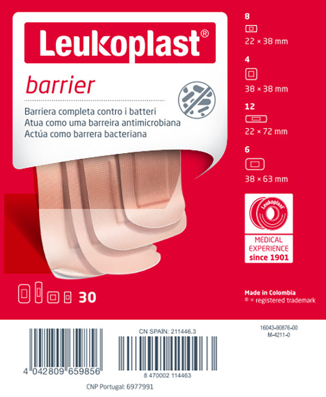 LEUKOPLAST BARRIER 30 PEZZI ASSORTITI - FarmaLucia