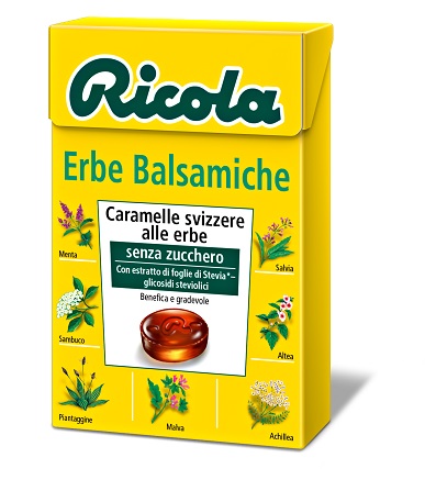 RICOLA ERBE BALSAMICHE SENZA ZUCCHERO 50 G - FarmaLucia