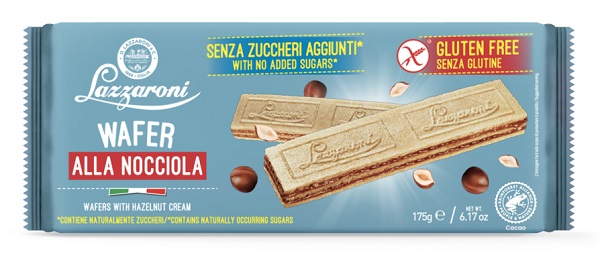 ZEROLE WAFERS ALLA NOCCIOLA SENZA ZUCCHERI AGGIUNTI 175 G - FarmaLucia