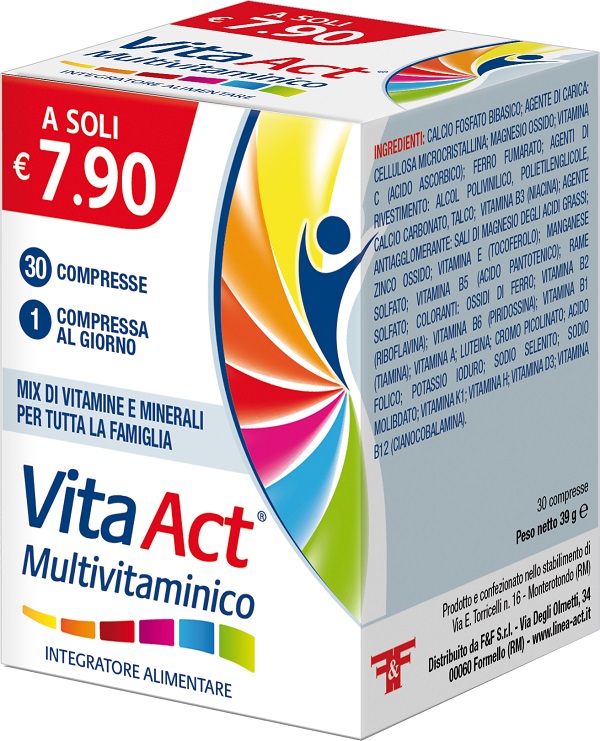 VITA ACT MULTIVITAMINICO 30 COMPRESSE - FarmaLucia