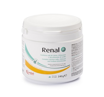 RENAL P MANGIME COMPLEMENTARE PER CANI E GATTI BARATTOLO 240 G - FarmaLucia