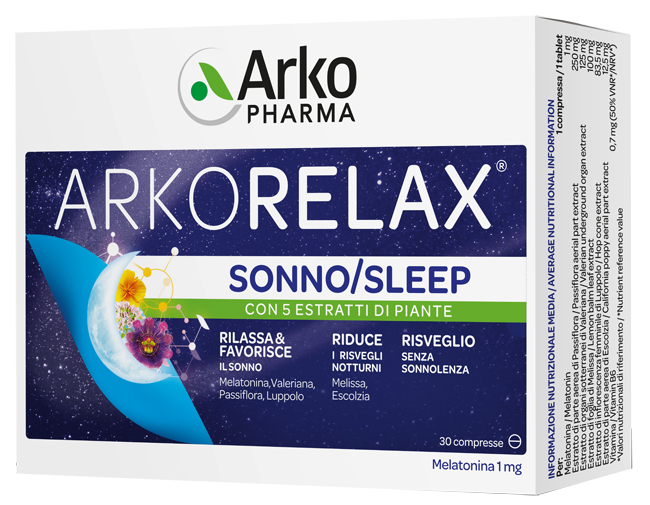 ARKORELAX SONNO 30 COMPRESSE - FarmaLucia