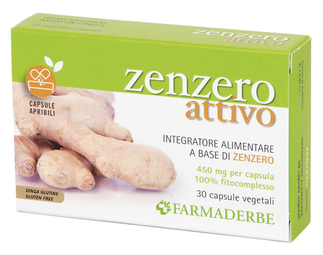 ZENZERO ATTIVO 30 CAPSULE VEGETALI - FarmaLucia