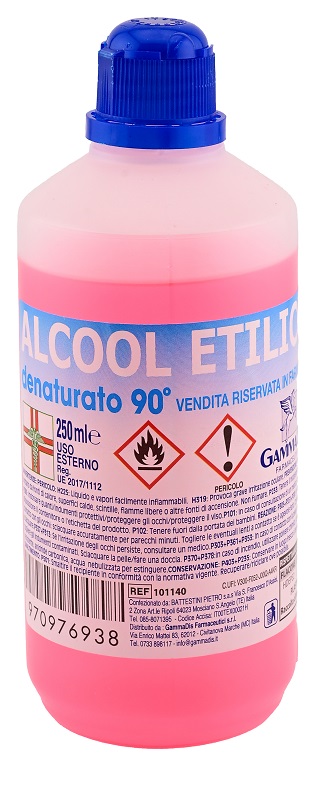 ALCOOL ETILICO DENATURATO 90 GRADI 250 ML - FarmaLucia