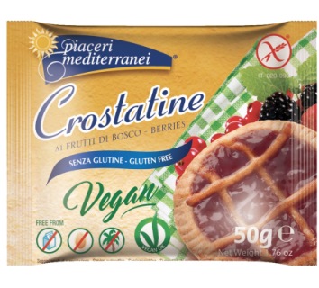 PIACERI MEDITERRANEI CROSTATINE FRUTTI DI BOSCO 50 G - FarmaLucia