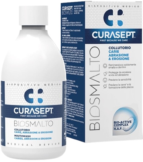 CURASEPT BIOSMALTO COLLUTORIO CARIE ABRASIONE&EROSIONE 300 ML - FarmaLucia