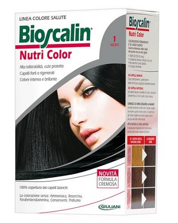 BIOSCALIN NUTRI COLOR 1 NERO SINCROB 124 ML - FarmaLucia