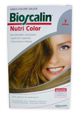 BIOSCALIN NUTRI COLOR 7 BIONDO SINCROB 124 ML - FarmaLucia