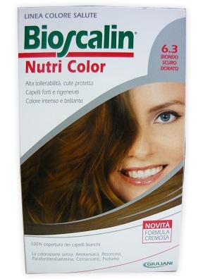 BIOSCALIN NUTRI COLOR 6,3 BIONDO SCURO DORATO SINCROB 124 ML - FarmaLucia