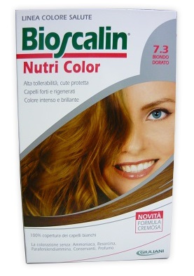 BIOSCALIN NUTRI COLOR 7,3 BIONDO DORATO SINCROB 124 ML - FarmaLucia