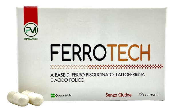 FERROTECH 30 CAPSULE DA 550MG - FarmaLucia
