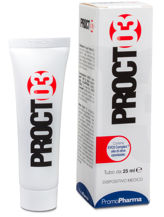 PROCTO3 CREMA PER TRATTAMENTO EMORROIDI 25 ML - FarmaLucia