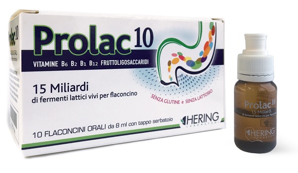 PROLAC10 FERMENTI LATTICI 15 MILIARDI 10 FLACONCINI 8 ML - FarmaLucia